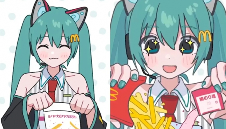 日本麦当劳玩梗上瘾!初音未来摇摇薯条广告魔性洗脑(图1) 游侠网1