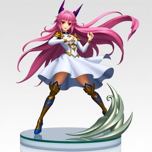 白皙长腿从裙摆间探出！《游戏王》魔导女武神手办