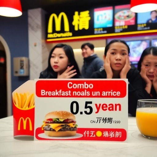 麦当劳多款早餐套餐涨价0.5元 消费者直呼：吃不起！