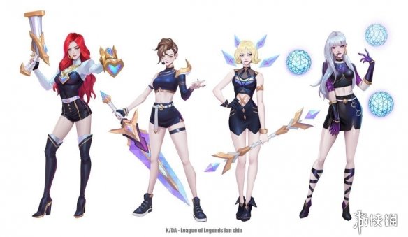 《LOL》K/DA女团加入新成员 御姐风好运姐 帅气瑞文(图1) 游侠网