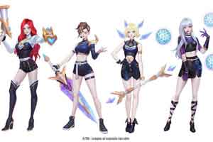 《LOL》K/DA女团加入新成员 御姐风好运姐 帅气瑞文