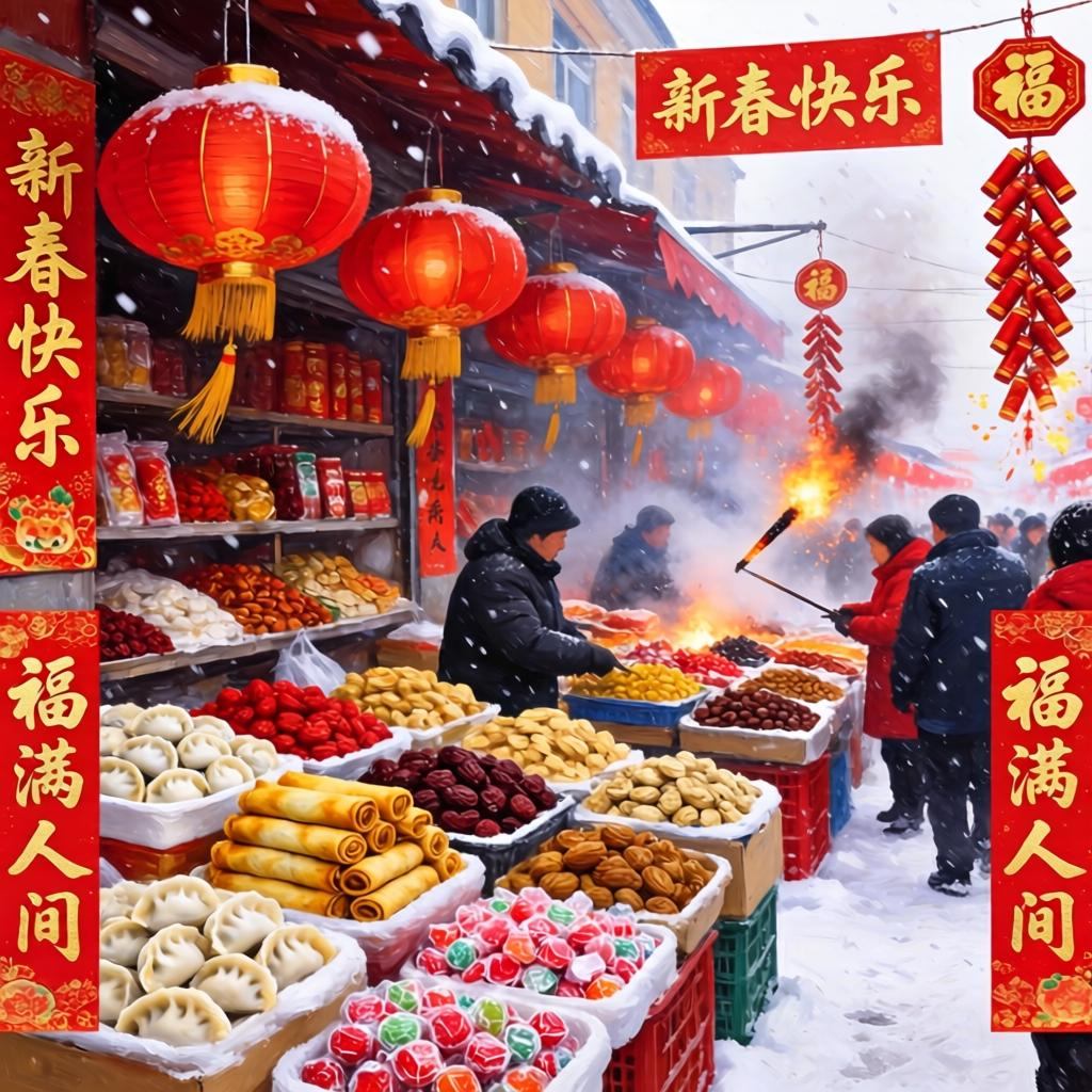 谁说春节没年味?东北的新年劈里啪啦 年货囤囤囤……