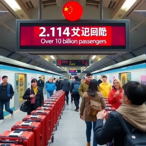 春运期间累计发售车票2.14亿张 人员流动量超10亿人次