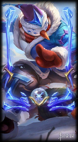 《LOL》冰雪节皮肤原画公布 易大师的剑成了冰冻萝卜(图2) 游侠网