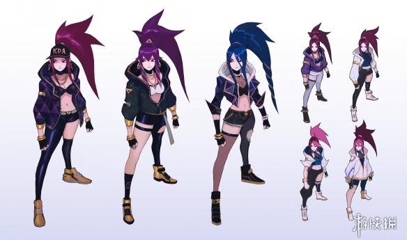 《LOL》K/DA女团概念人设图曝光 性感女郎造型百变(图3) 游侠网