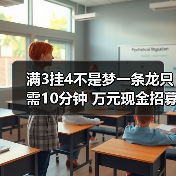 满3挂4不是梦一条龙只需10分钟 万元现金招募主播等你来（图4）