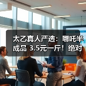 太乙真人严选:哪吒半成品 3.5元一斤!绝对够新鲜!(图1) 太乙真人严选:哪吒半成品 3.5元一斤!绝对够新鲜!(图1)