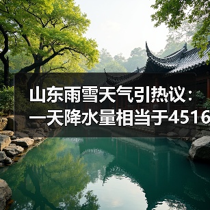 山东雨雪天气引热议：一天降水量相当于4516个大明湖（图3）