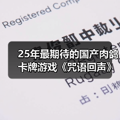 25年最期待的国产肉鸽卡牌游戏《咒语回声》(图3) 25年最期待的国产肉鸽卡牌游戏《咒语回声》(图3)