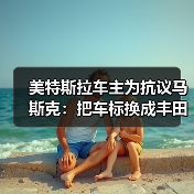 美特斯拉车主为抗议马斯克：把车标换成丰田、奥迪等（图4）
