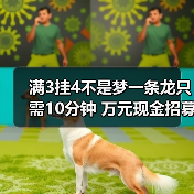 满3挂4不是梦一条龙只需10分钟 万元现金招募主播等你来(图1) 满3挂4不是梦一条龙只需10分钟 万元现金招募主播等你来(图1)