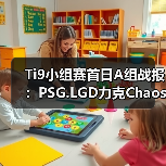 Ti9小组赛首日A组战报：PSG.LGD力克Chaos 李逵爆冷负NB