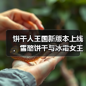 饼干人王国新版本上线，雪酪饼干与冰霜女王引领冰雪盛宴