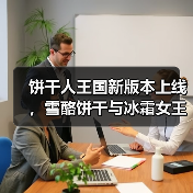 饼干人王国新版本上线，雪酪饼干与冰霜女王引领冰雪盛宴（图4）