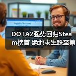 DOTA2强势回归Steam榜首 绝地求生跌至第三（图2）