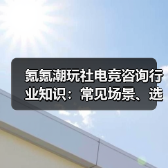 氪氪潮玩社电竞咨询行业知识：常见场景、选择要点与注意事项（图3）